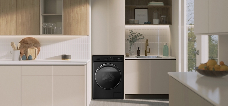 Máy giặt Panasonic lồng ngang giúp giảm xoắn rối quần áo