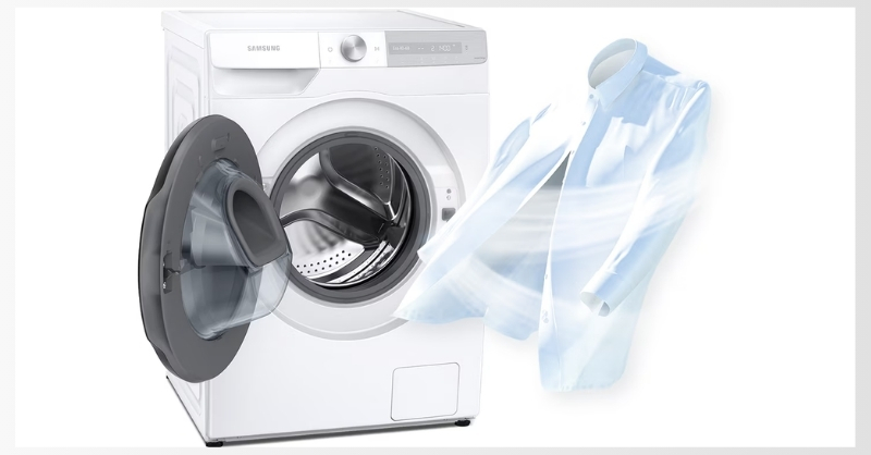 Sấy khô bằng khí nóng Air Wash tiện lợi trong ngày mưa ẩm
