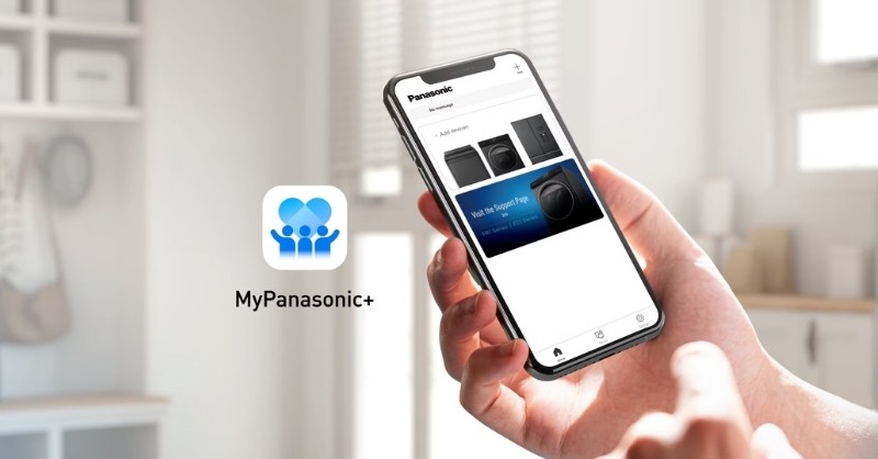 Ứng dụng MyPanasonic+ điều khiển máy giặt Panasonic