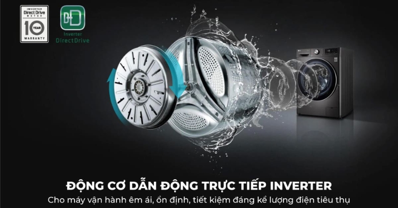 Ưu tiên máy giặt tích hợp công nghệ Inverter