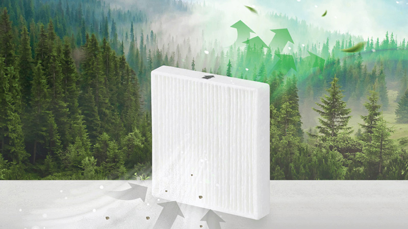 Bộ lọc khí HEPA trên máy lạnh Casper loại bỏ bụi mịn PM2.5