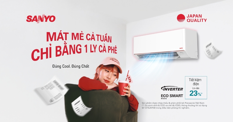 Các công nghệ trên điều hòa Sanyo hỗ trợ tối ưu quá trình vận hành