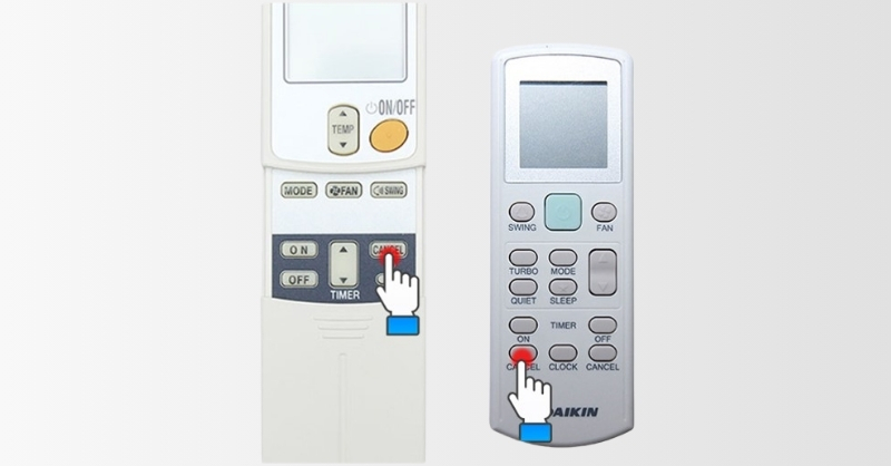 Cách tắt chức năng hẹn giờ trên máy lạnh Daikin thế hệ cũ