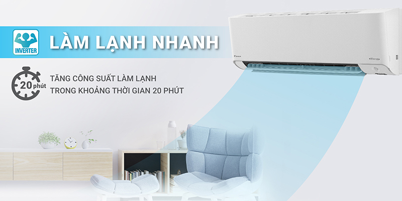 Chế độ Powerful làm lạnh nhanh