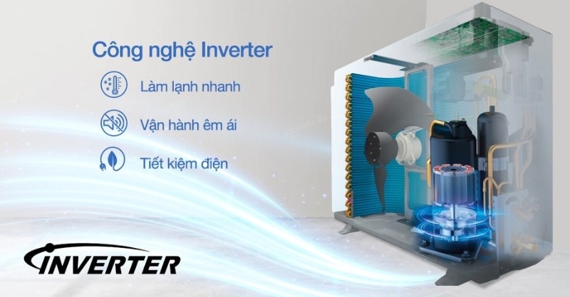 Công nghệ Inverter trên Panasonic VU hỗ trợ tiết kiệm điện