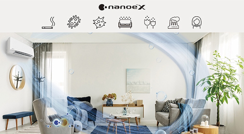 Công nghệ nanoe™ X có khả năng tạo 4.800 tỷ gốc OH mỗi giây