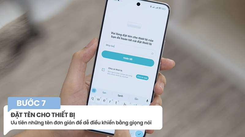 Đặt tên cho thiết bị
