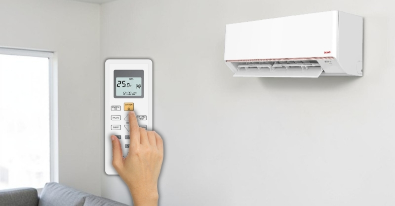 Khởi động máy lạnh Sanyo kiểm tra sau khi vệ sinh