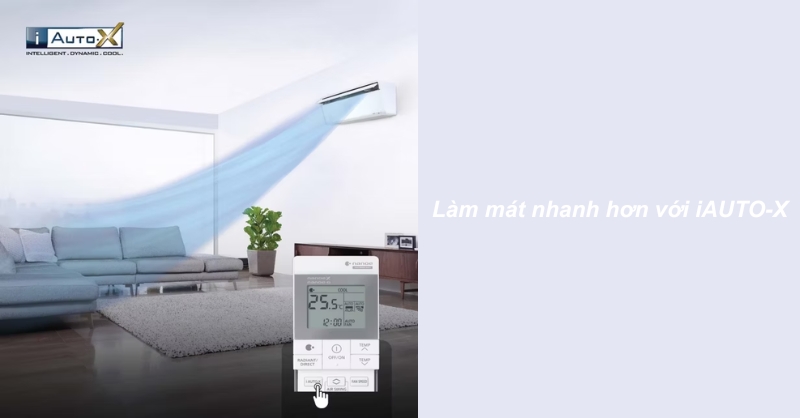 Làm mát nhanh hơn với công nghệ iAUTO-X