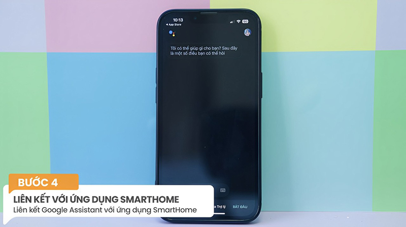 Liên kết với ứng dụng Smarthome