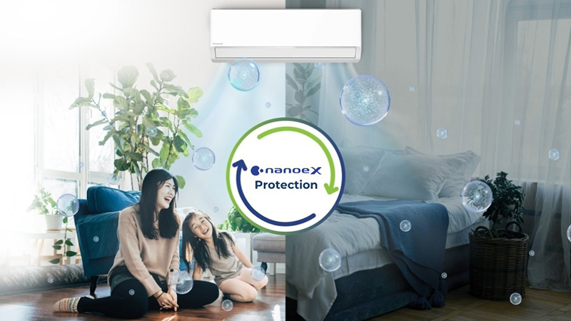 Máy lạnh CU/CS-XU12BKH-8 nanoeX thế hệ 3 khử khuẩn mạnh mẽ