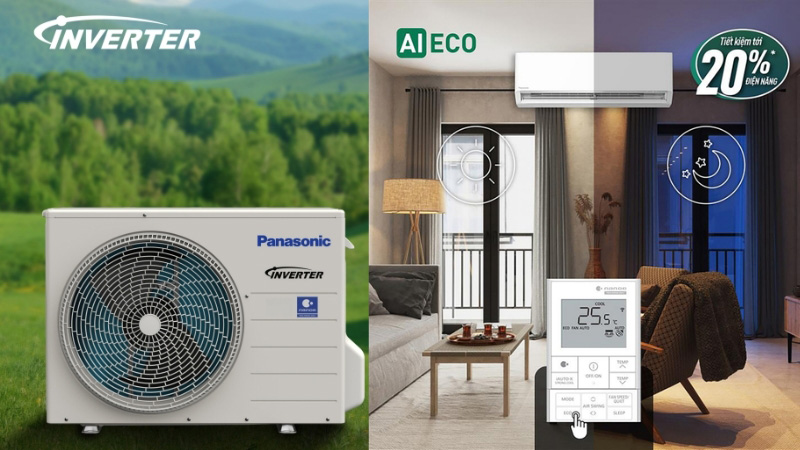 Máy Lạnh Panasonic CU/CS-XU9BKH-8 tiết kiệm điện, vận hành êm ái