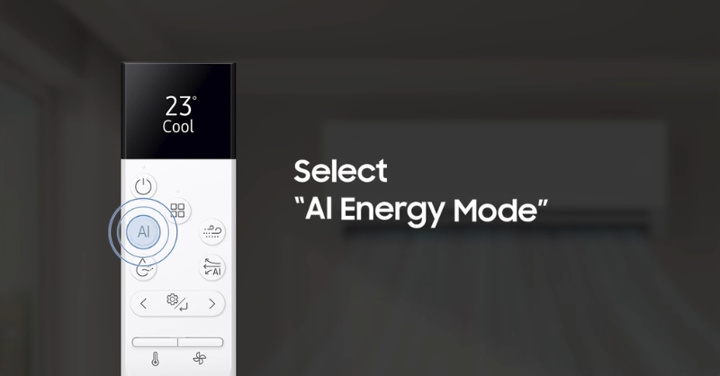 Máy lạnh Samsung tiết kiệm điện thông minh với AI