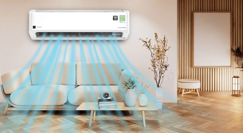Máy lạnh Sharp dễ hòa hợp với mọi không gian nội thất