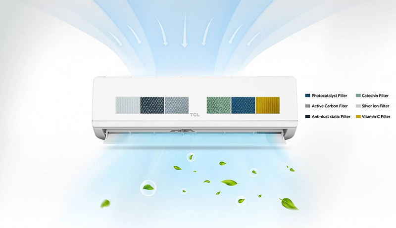 Máy lạnh TCL 2.5 HP TEP-24CSD/F1I công suất lớn, phù hợp phòng rộng