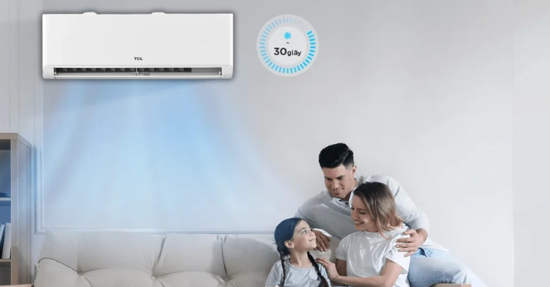 Máy Lạnh TCL TBI-10CSD/TPHI làm lạnh nhanh trong 30 giây