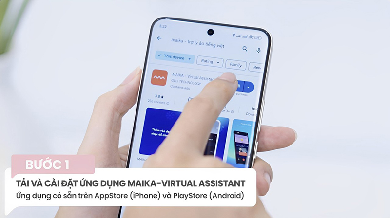 Tải và cài đặt ứng dụng Maika Future Assistant