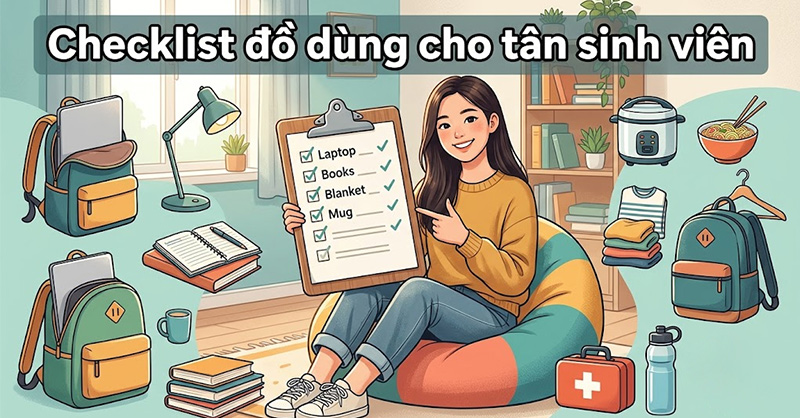 Đồ dùng cần thiết cho tân sinh viên