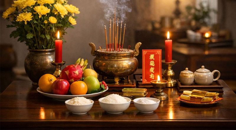 Giữ không gian cúng sạch sẽ, yên tĩnh, ăn mặc chỉnh tề