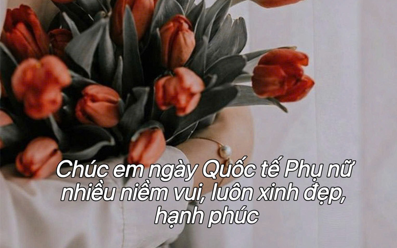 Lời chúc 8/3 lãng mạn dành tặng bạn gái 