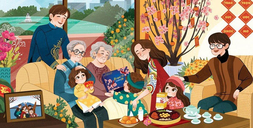 Câu chúc Tết Bính Ngọ ông bà độc đáo, mang nhiều ý nghĩa tốt đẹp