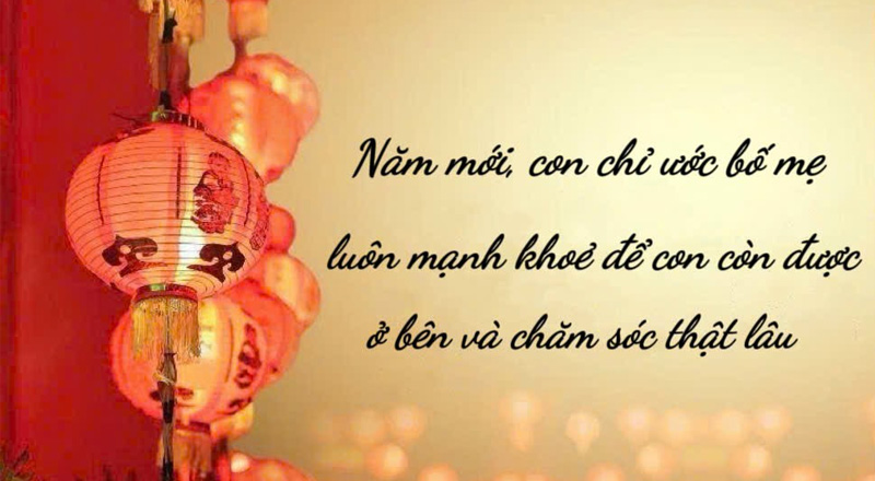 Tham khảo lời chúc Tết bố mẹ ngắn gọn, ý nghĩa 