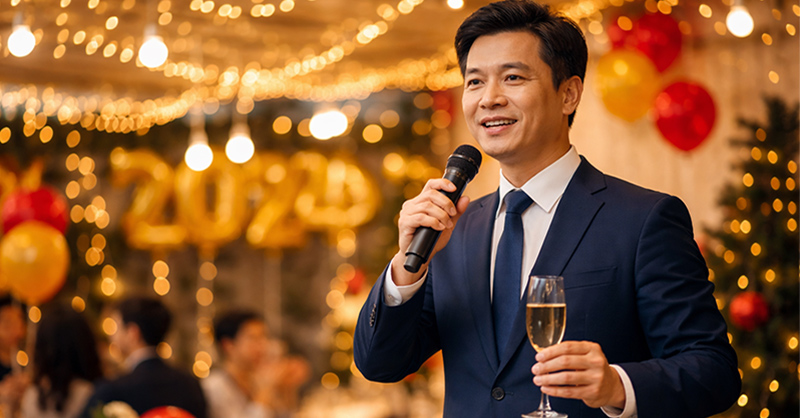 Tổng hợp mẫu bài phát biểu tiệc Tất niên cuối năm