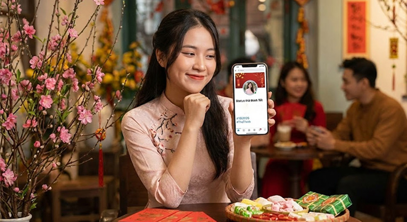 Status thả thính Tết 2026 hết ế