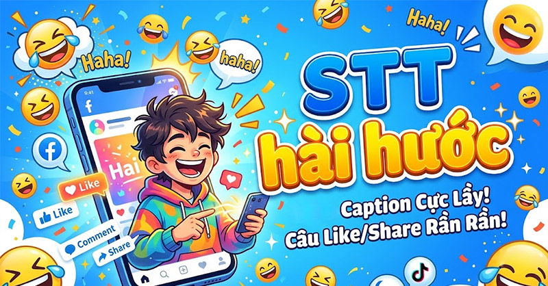 Tổng hợp hơn 200 stt hài hước