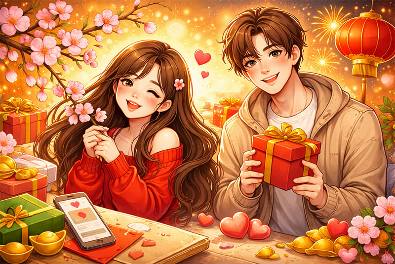 Stt Mùng 3 Tết thả thính cho hội FA