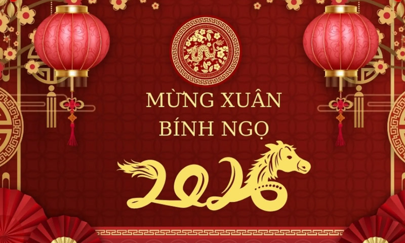 Tết Nguyên Đán 2026 là năm Bính Ngọ, tức năm con Ngựa