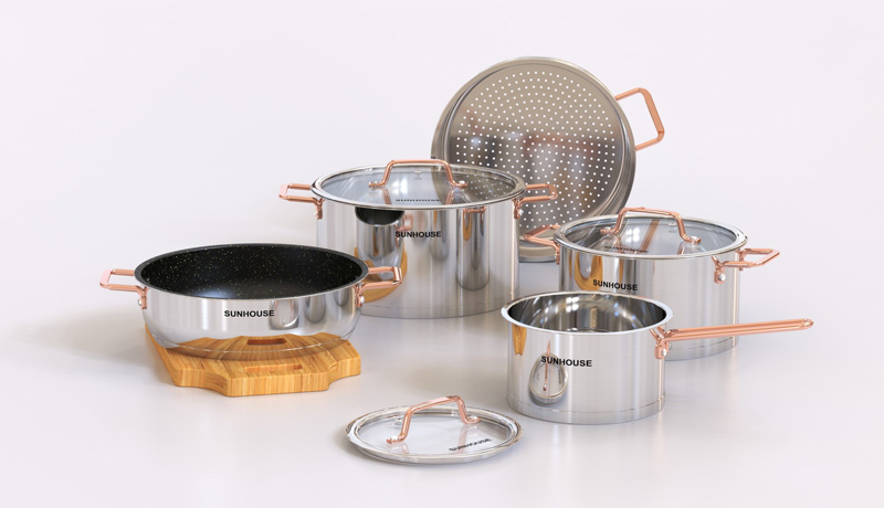 Bộ xoong nồi là đồ gia dụng cần mua sắm trước Tết