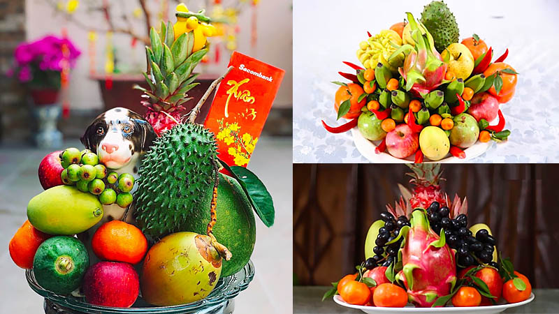 Mâm ngũ quả miền Trung thường chưng trái cây gì