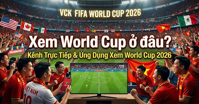 Xem World Cup ở đâu? Kênh và app nào?