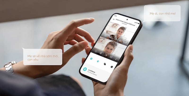 Camera Xiaomi đàm thoại hai chiều