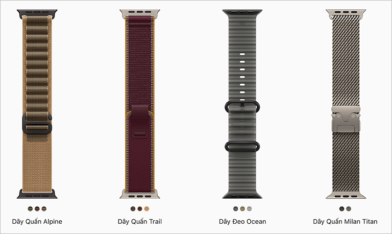 Apple Watch Ultra 4 màu nào đẹp?