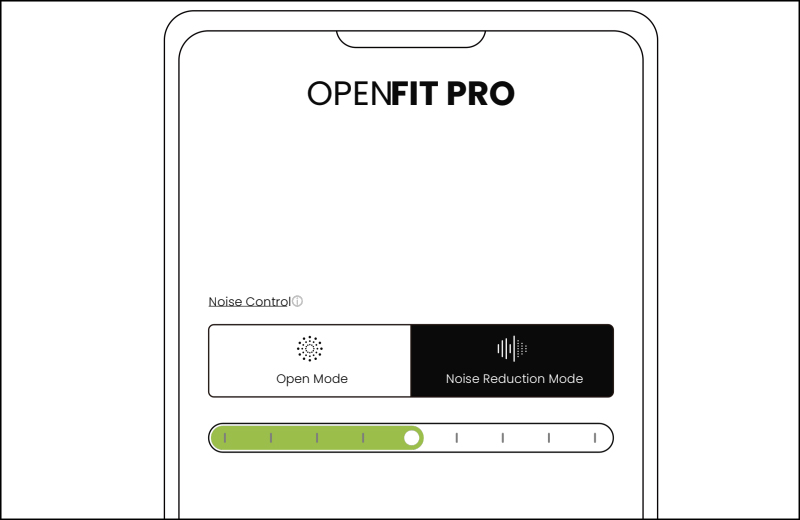 Mở ứng dụng và điều chỉnh tính năng khử ồn cho Shokz OpenFit Pro