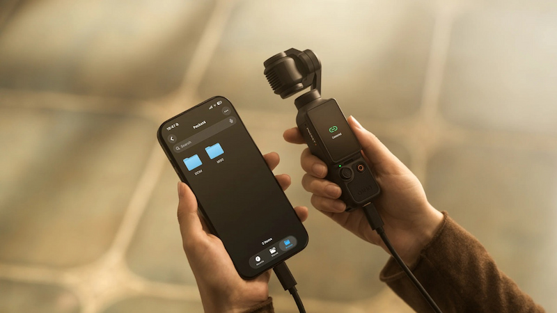DJI Pocket 4 có bộ nhớ trong