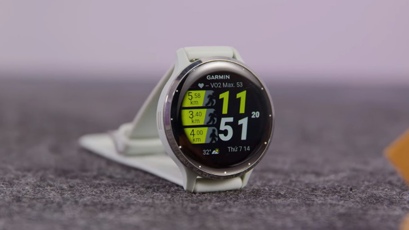 Đồng hồ chạy bộ Garmin Venu 3S 41mm dây silicone