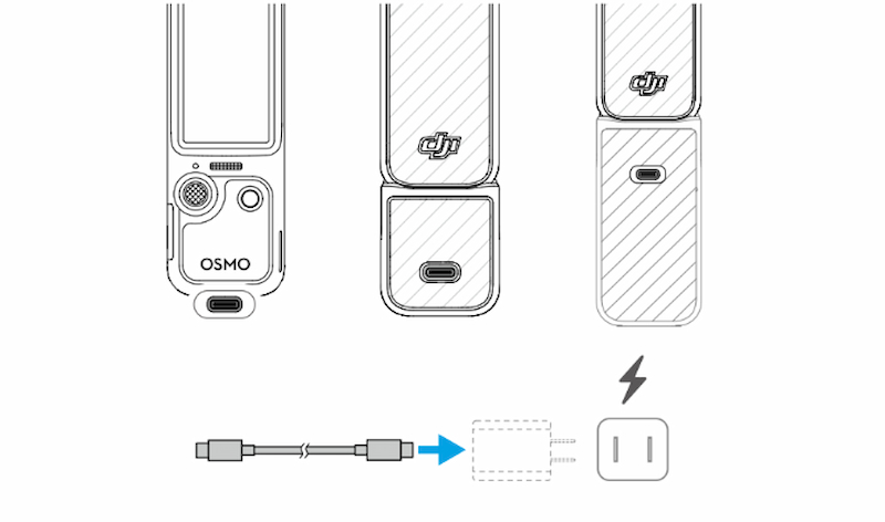 Chuẩn bị trước khi sử dụng DJI Osmo Pocket 4