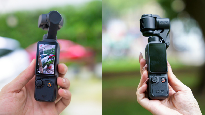 So sánh thiết kế DJI Pocket 4 và DJI Pocket 3