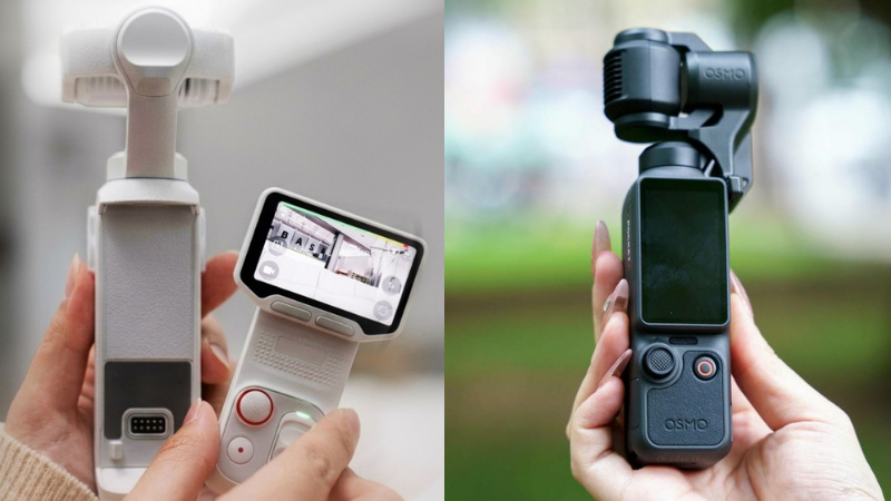So sánh thiết kế Insta360 Luna Ultra và DJI Osmo Pocket 4