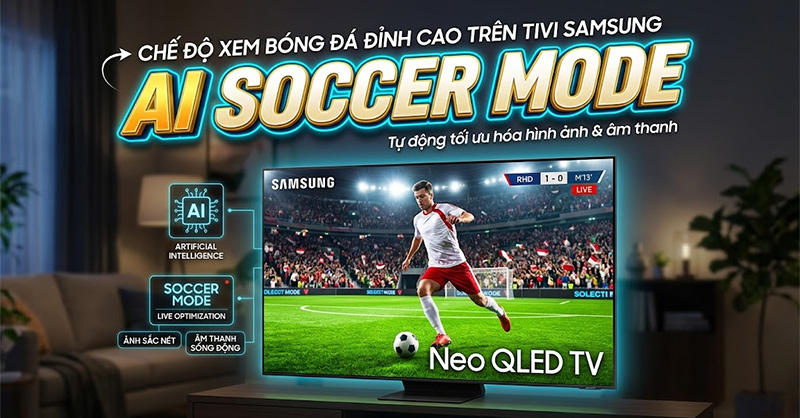 AI Soccer Mode TV Samsung