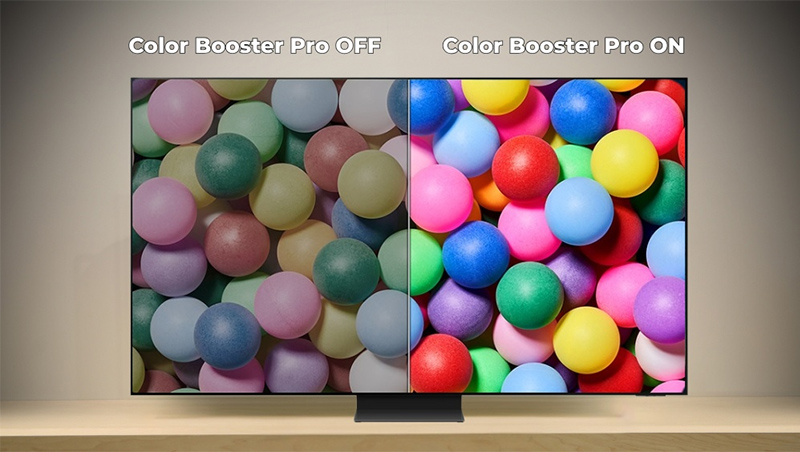 Color Booster Pro tăng cường khả năng tái tạo màu sắc trên tivi Samsung