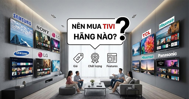 Nên mua tivi hãng nào tốt nhất hiện nay?