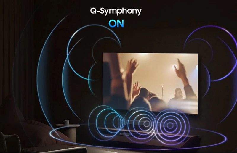 Q-Symphony đem đến sự cộng hưởng hoàn hảo giữa loa TV và loa Thanh