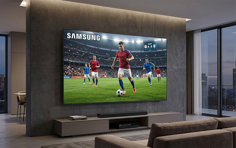 Tivi Samsung Mini LED 4K 100 Inch UA100M90HK AI Soccer Mode
