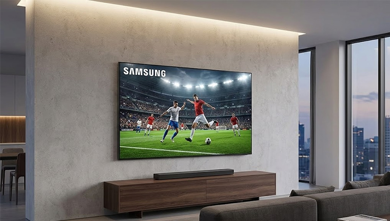 Tivi Samsung Mini LED 4K 65 Inch UA65M77HA AI Soccer Mode