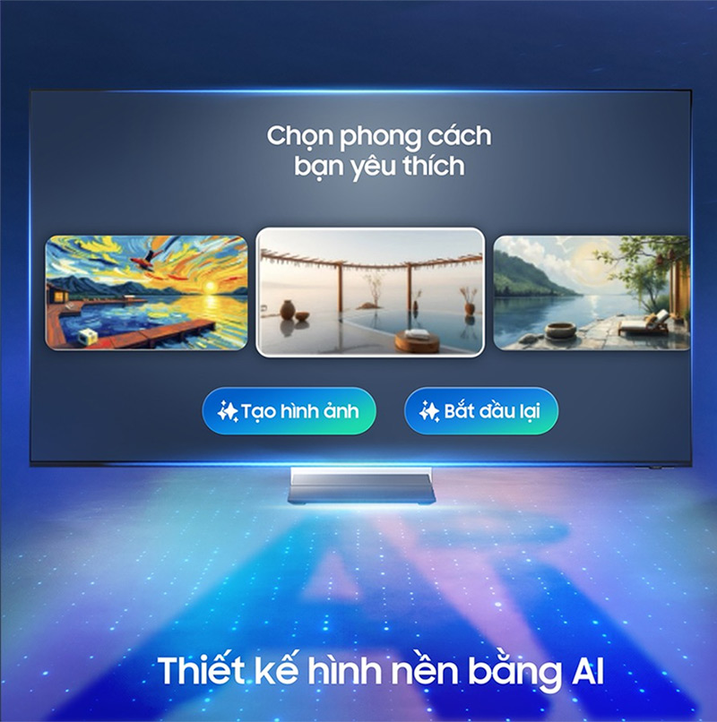 Tạo hình nền AI độc đáo cùng VAC
