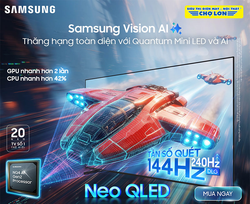 Nhiều dòng tivi Samsung được trang bị DLG 240Hz